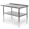 Heavy Duty 48 x 24 inch Stainless Steel Kitchen Prep Work Table