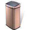 Stainless Steel Kitchen Trash Can with Motion Sensor Lid