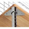 Backers Rack with Storage Shelves and Solid Wood Cutting Board