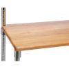 Backers Rack with Storage Shelves and Solid Wood Cutting Board