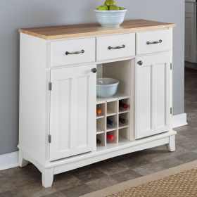 Kitchen Island Sideboard Cabinet Wine Rack