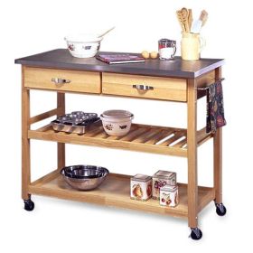 Stainless Steel Top Kitchen Cart Utility Table