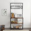 4-Shelf Kitchen Baker's Rack Microwave Stand