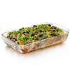 Glass 3-Piece Bakeware Casserole Baking Dish Set