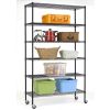 Heavy Duty 6-Shelf Metal Shelving Rack