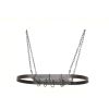 Oval Hanging Pot Rack with Chains and 2 Hooks