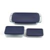 6-Piece Glass Bakeware Food Storage Set with Lids