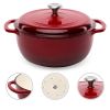 6 Quart Cast-Iron Dutch Oven Kitchen Cookware