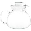 Glass Teapot Kettle with Lid
