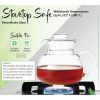 Glass Teapot Kettle with Lid