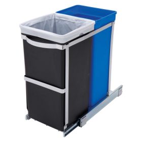Pull Out Recycle Bin Slides Under Kitchen Counter