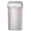 Silver Kitchen Trash Can with Motion Sensor Lid