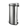 Dual Stainless Steel Recycle Bin with Motion Sensor Lid