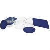 Glass Bakeware Set w/ Blue Lids