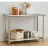 Stainless Steel Top Food Safe Prep Table