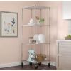 Heavy Duty 4-Tier Corner Storage Rack Shelving Unit