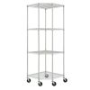 Heavy Duty 4-Tier Corner Storage Rack Shelving Unit
