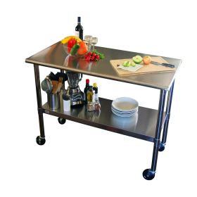 Stainless Steel Top Kitchen Prep Table