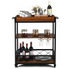 Kitchen Cart with Removeable Tray Top