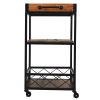 Kitchen Cart with Removeable Tray Top