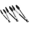 3Pcs Kitchen Tongs Stainless Steel