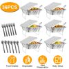 36Pcs Disposable Chafing Dish Buffet Set