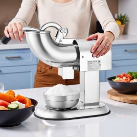 Ice Crusher Snow Cone Maker Shaved Ice Silver