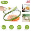 2Pcs Transparent Microwave Splatter Covers