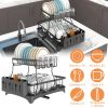 Dish Drying Rack with Drainboard