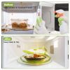 2Pcs Transparent Microwave Splatter Covers