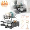 Dish Drying Rack with Drainboard