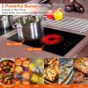 Dual Induction Burners Electric Cooktop