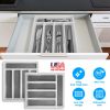 2Pcs Silverware Organizer