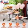 3-Tier Plastic Serving Tray