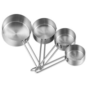 4Pcs Stainless Steel Measuring Cups