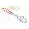 Egg Beater Manual Hand Mixer Red Stainless Steel Wire Whisk Silicone Non-Slip Handle Kitchen Tools