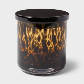 Colored Glass Tortoise Bath Canister