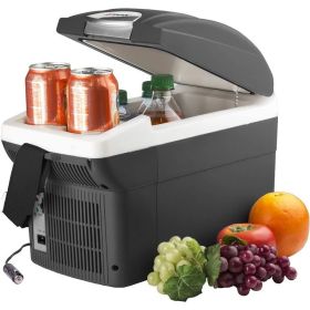 Wagan EL6206 12V 6 Quart Personal Thermoelectric, 6 Liter Capacity, Portable Electric Cooler Warmer with 12/24V DC, Small Fridge