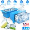 2 Pack 6.6LBS Silicone Freezer Molds