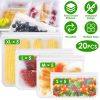 20Pcs Reusable Food Storage Bags