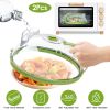 2Pcs Transparent Microwave Splatter Covers