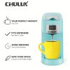 CHULUX Upgrade Single Serve Coffee Maker for K CUP, Mini Coffee Maker Single Cup 5-12oz Coffee Brewer