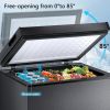 R.W.FLAME Chest Freezer 1.8 Cubic Feet, Deep Freezer, Adjustable Temperature, Energy Saving, Top Open Door Deep Freezer