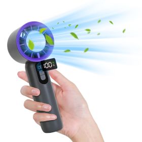 Handheld Fan With Ice Cooler High Speed Turbo Fan