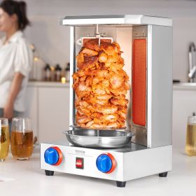Shawarma Grill Machine, 13 Lbs Capacity, Chicken Shawarma Cooker Machine With 2 Burners
