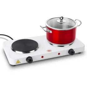 2000W Double Electric Burner Portable Dual Counter Stove Countertop
