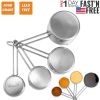4Pcs Stainless Steel Measuring Cups