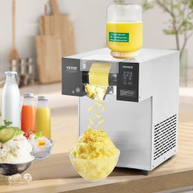 Commercial Snowflake Ice Machine 397LBS/24H Stainless Steel For Ice Cream