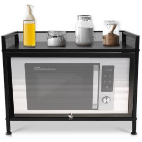 Kitchen Storage Cabinets with Microwave Stand