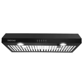 30 Inch Kitchen Under Cabinet Range Hood Silver/Black (Option: Black)